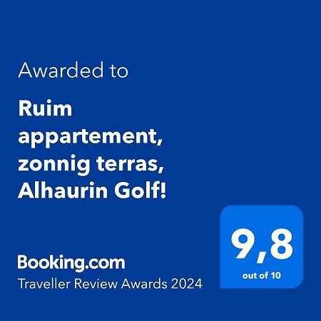 Ruim Appartement, Zonnig Terras, Alhaurin Golf! Alhaurín el Grande Kültér fotó